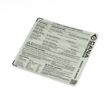 1 Liter / 1 Quart Decal