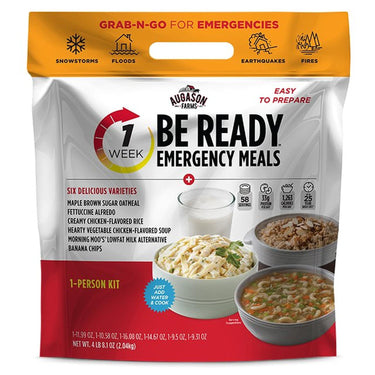 1-Week 1-Person Emergency Food Supply Kit, 58 Servings