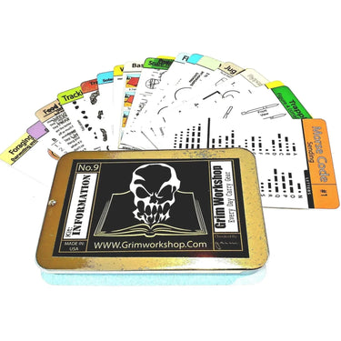 20 Piece Emergency and Survival Tip Card Kit: 20 Weatherproof Tip Cards