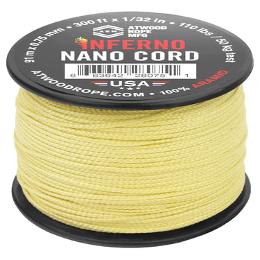 .75mm Inferno Nano Cord - Aramid - Yellow