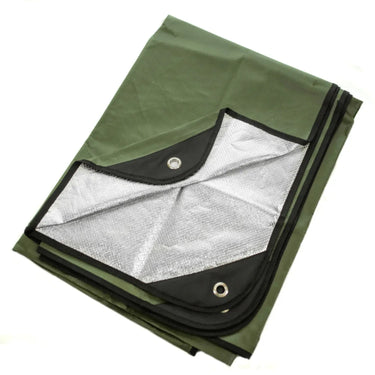 All-Weather Outdoor Survival Blanket – Olive Drab (60" x 82")