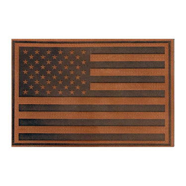American Flag - Leather - Removable Patch