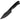 Black Harpoon Fixed Blade Knife