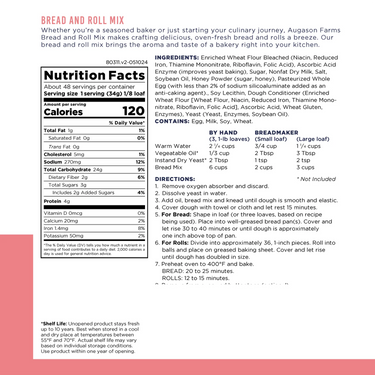 Bread & Roll Mix Can – 48 Servings