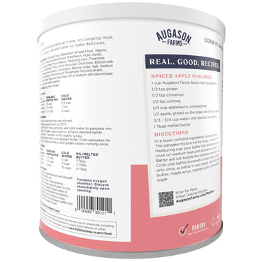 Buttermilk Pancake & Waffle Mix Can – 33 Servings