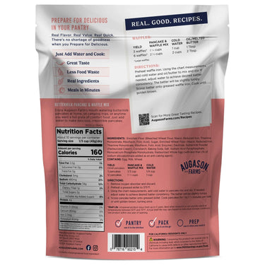 Buttermilk Pancake & Waffle Mix Pouch – 10 Servings