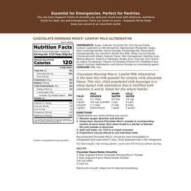 Chocolate Morning Moo’s® Lowfat Milk Alternative – 17 oz (16 Servings)
