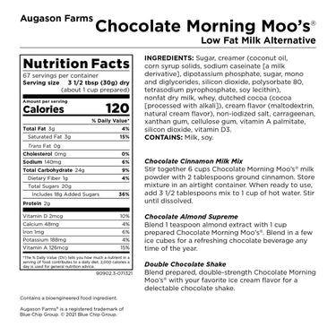 Chocolate Morning Moo’s® Milk Alternative Can – 67 Servings