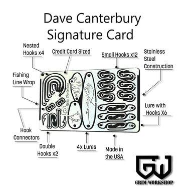 Dave Canterbury Survival Fishing Kit Card
