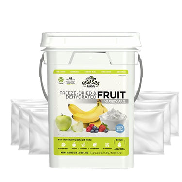 Dehydrated & Freeze-Dried Fruit Variety Pail – 86 Servings