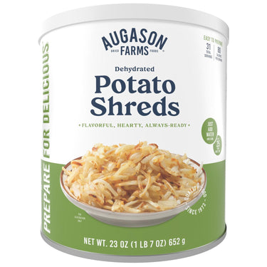 Dehydrated Potato Shreds Can – 31 Servings