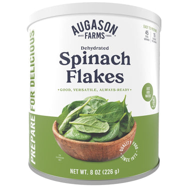 Dehydrated Spinach Flakes Can, 45 Servings
