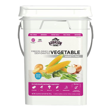 Freeze-Dried & Dehydrated Vegetable Variety Kit – 109 Servings