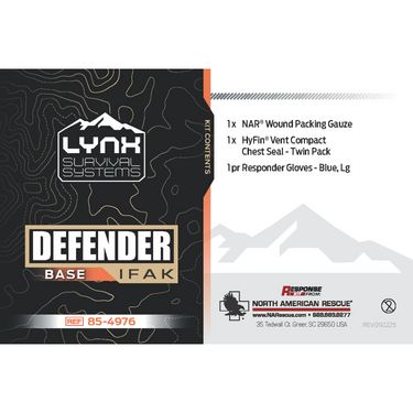 LYNX Defender IFAK – Compact EDC Trauma Kit