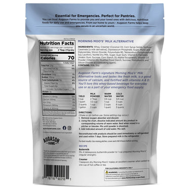 Morning Moo’s® Milk Alternative Pouch – 20 Servings