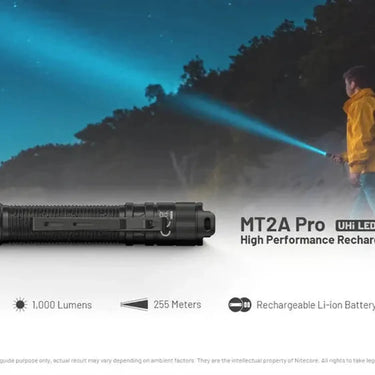 NITECORE MT2A Pro LED EDC Rechargeable Flashlight