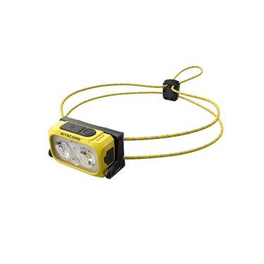 NU21 Headlamp (Yellow) - Ultra-light Rechargeable