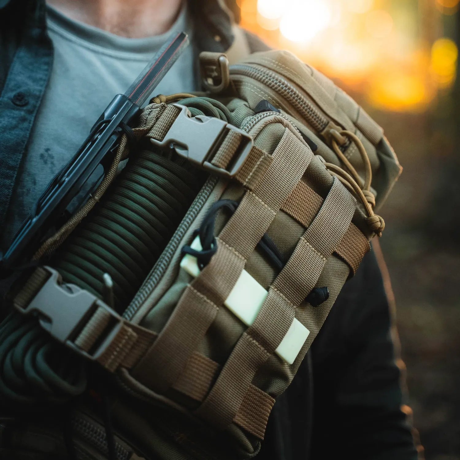 LYNX Go‐Bag Modular Survival Kit – USA Made The Founders Edition / Khaki