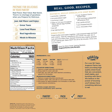 Old Fashioned Rolled Oats 4-Gallon Pail – 113 Servings