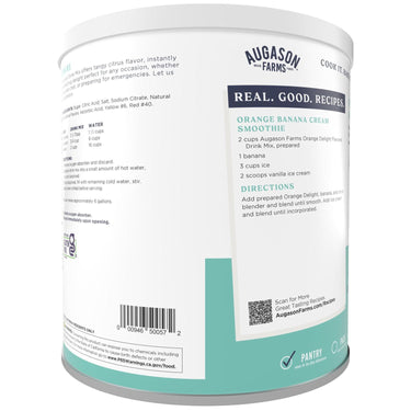 Orange Delight Drink Mix Can – 52 Servings