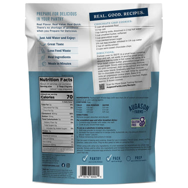Pasteurized Dried Whole Egg Powder Pouch – 24 Servings