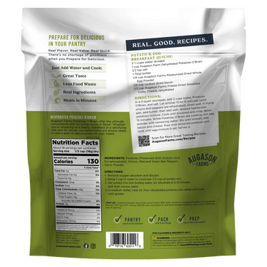 Potatoes O’Brien Family Size Pouch – 18 Servings