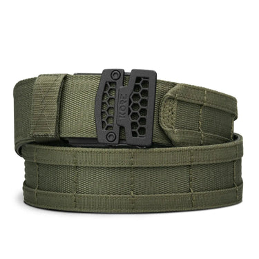 Ranger Green MOLLE Battle Belt – Complete Dual-Belt Kit with Micro-Adjustable Track