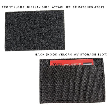 Subdued Storage Pocket Patch - Covert Velcro Pouch