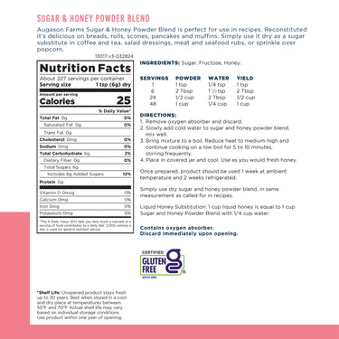 Sugar & Honey Powder Blend Can – 227 Servings