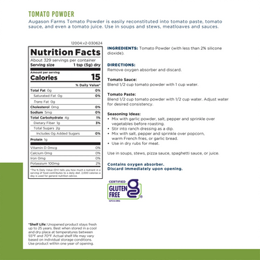 Tomato Powder Can – 329 Servings