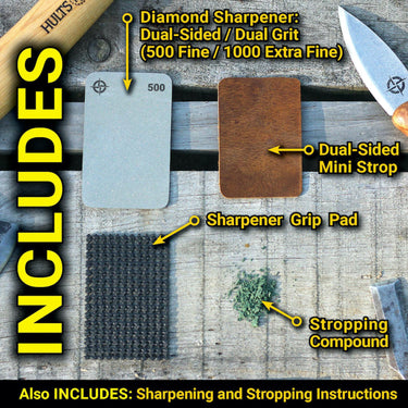 Wallet Carry / 4-in-1 EDC Diamond Field Sharpening System