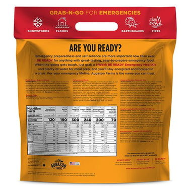 1-Week 1-Person Emergency Food Supply Kit, 58 Servings