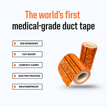 10 ft Travel-Ready Medical-Grade Duct Tape