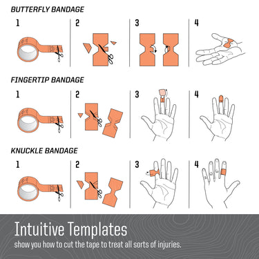 10 ft Travel-Ready Medical-Grade Duct Tape