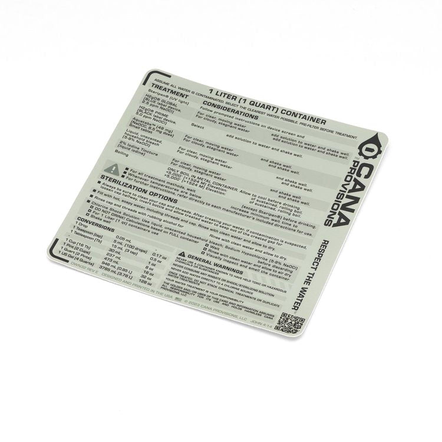 1oz Aquamira Decal