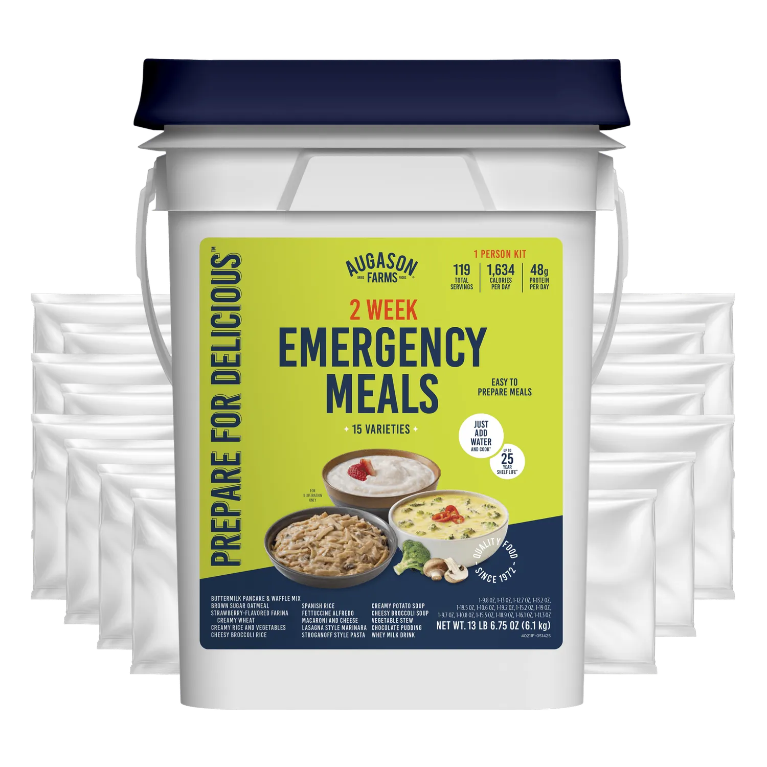 2-Week 1-Person Emergency Food Supply Kit – 119 Servings