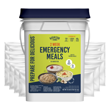 2-Week 1-Person Emergency Food Supply Kit, 119 Servings
