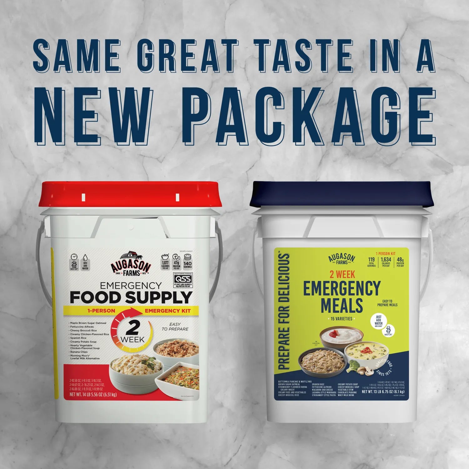 2-Week 1-Person Emergency Food Supply Kit – 119 Servings