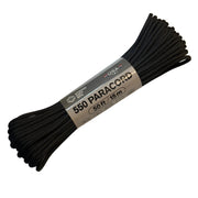 550 Paracord (Black) 50 ft (USA Made)