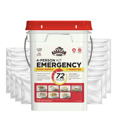 72-Hour 4-Person Emergency Food Supply Kit, 176 Servings