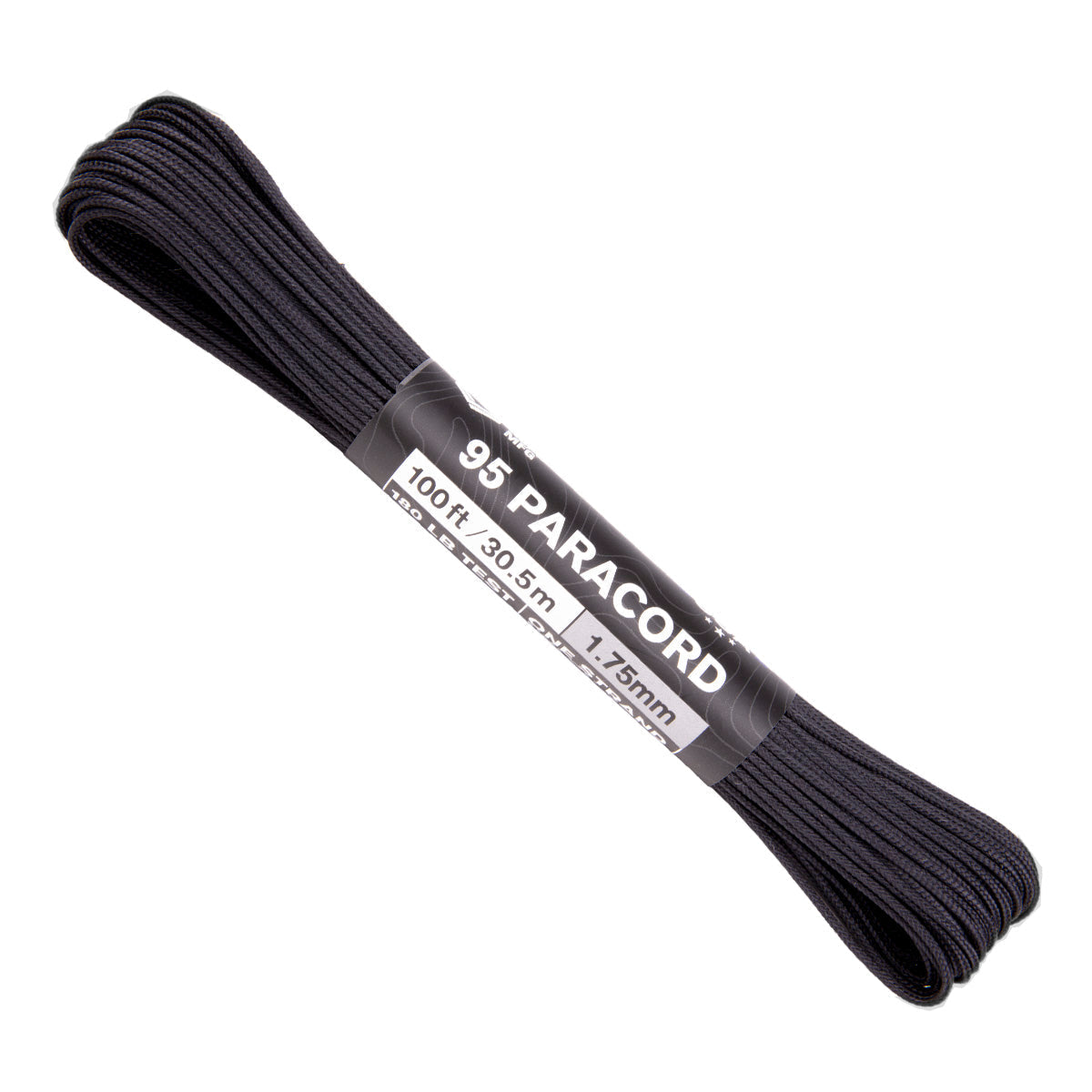 Atwood 95 paracord in black