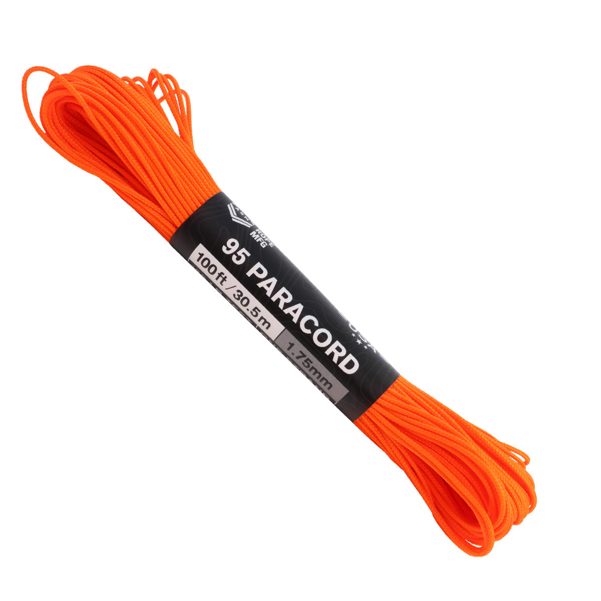 Atwood 95 paracord in neon orange