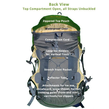Aarn Peak Aspiration Backpack – 50L / 60L Technical Load-Balancing Pack