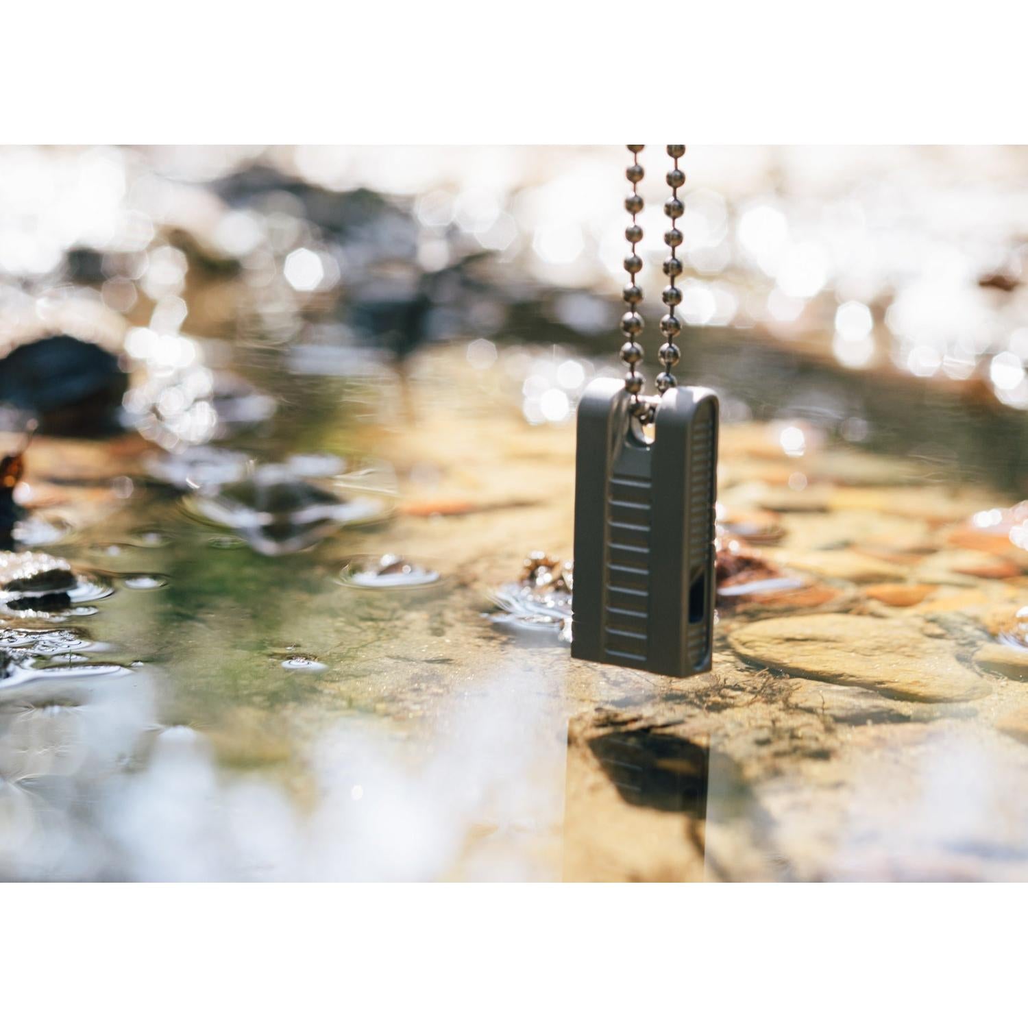 Abrams Unibody Titanium Whistle