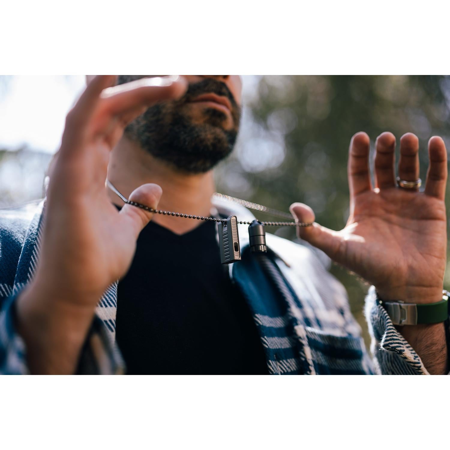 Abrams Unibody Titanium Whistle