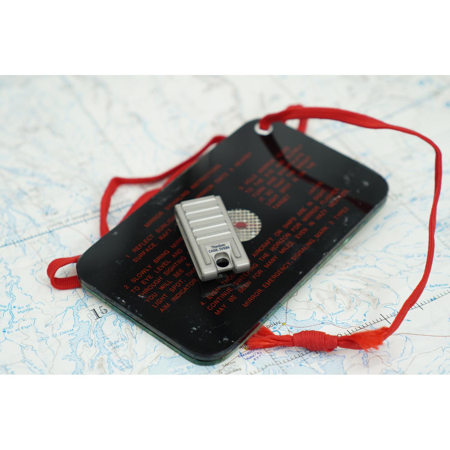 Abrams Unibody Titanium Whistle
