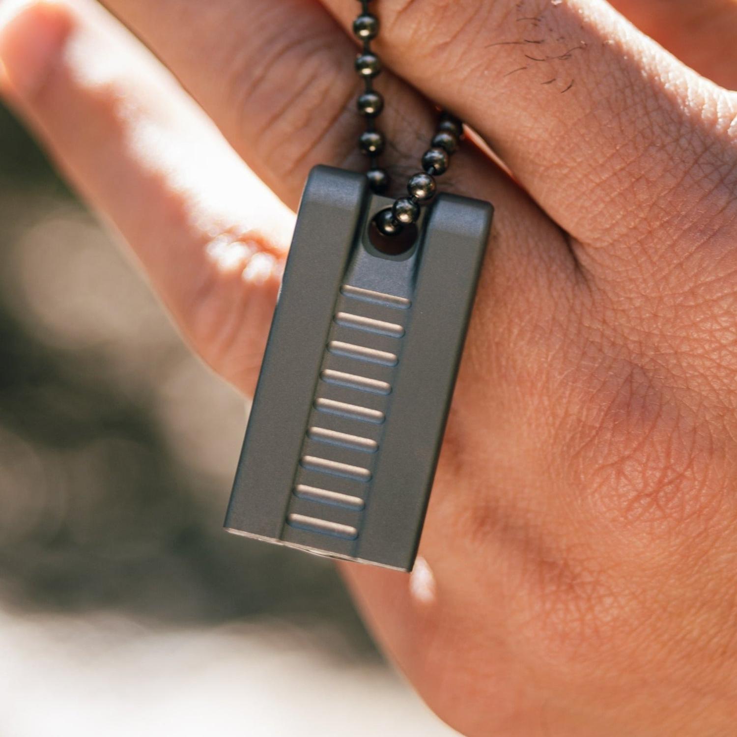 Abrams Unibody Titanium Whistle