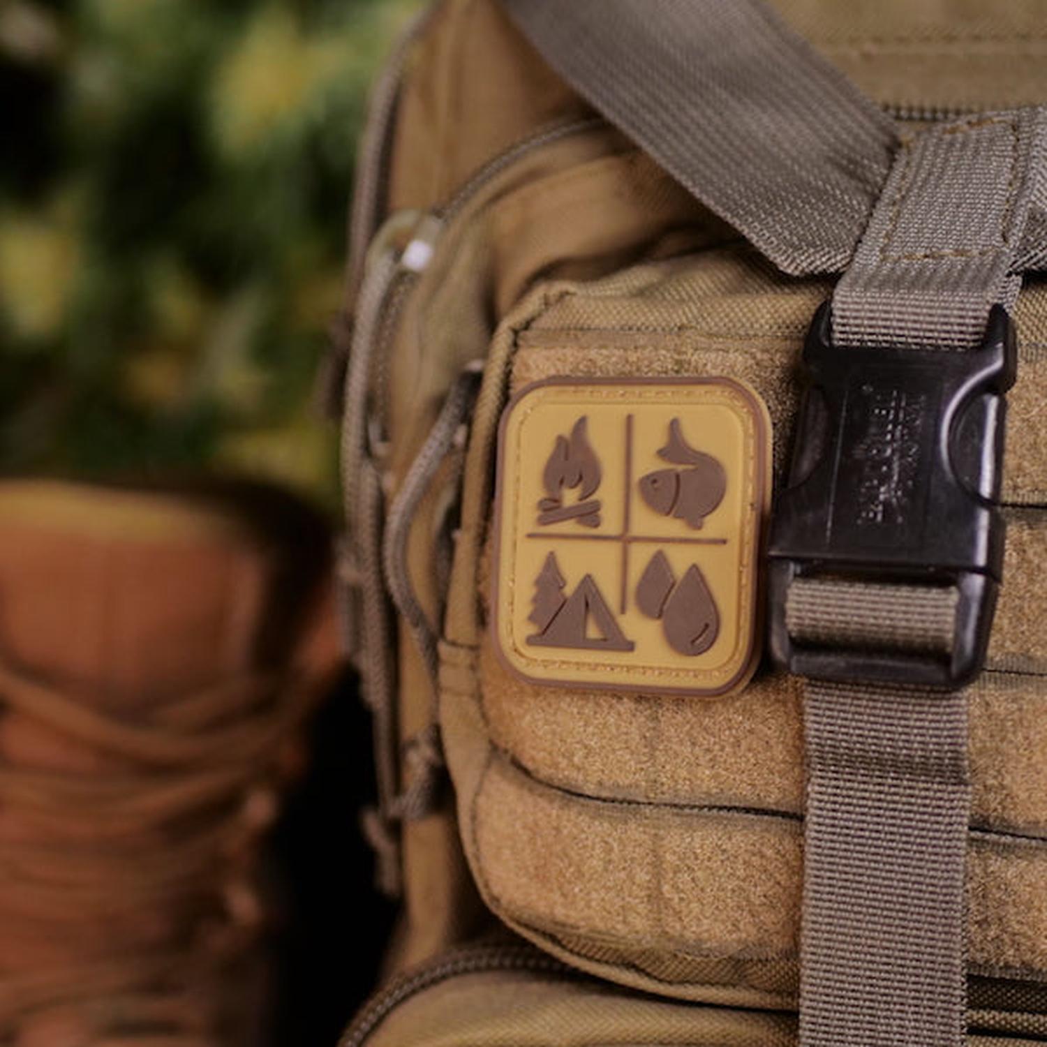 Adventure Sports Patch: Desert Tan