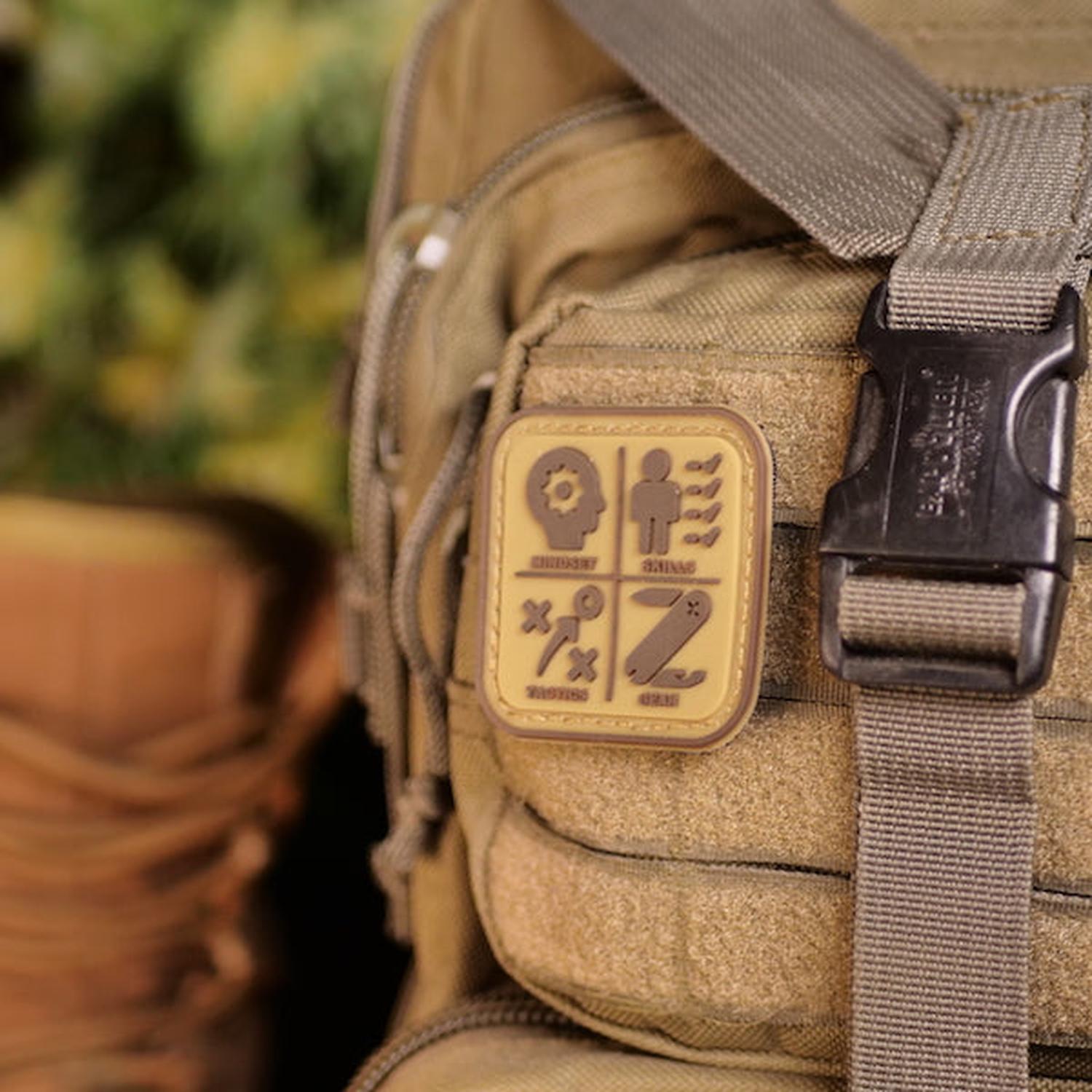 Adventure Sports Patch: Desert Tan