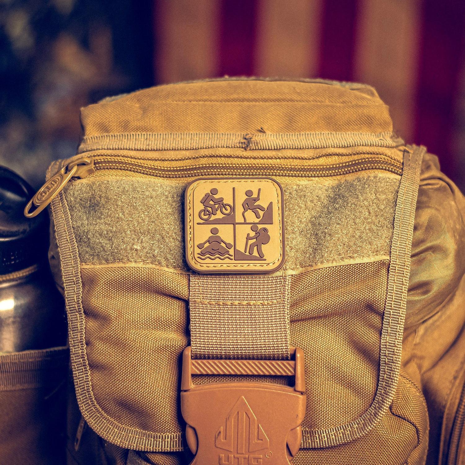 Adventure Sports Patch: Desert Tan